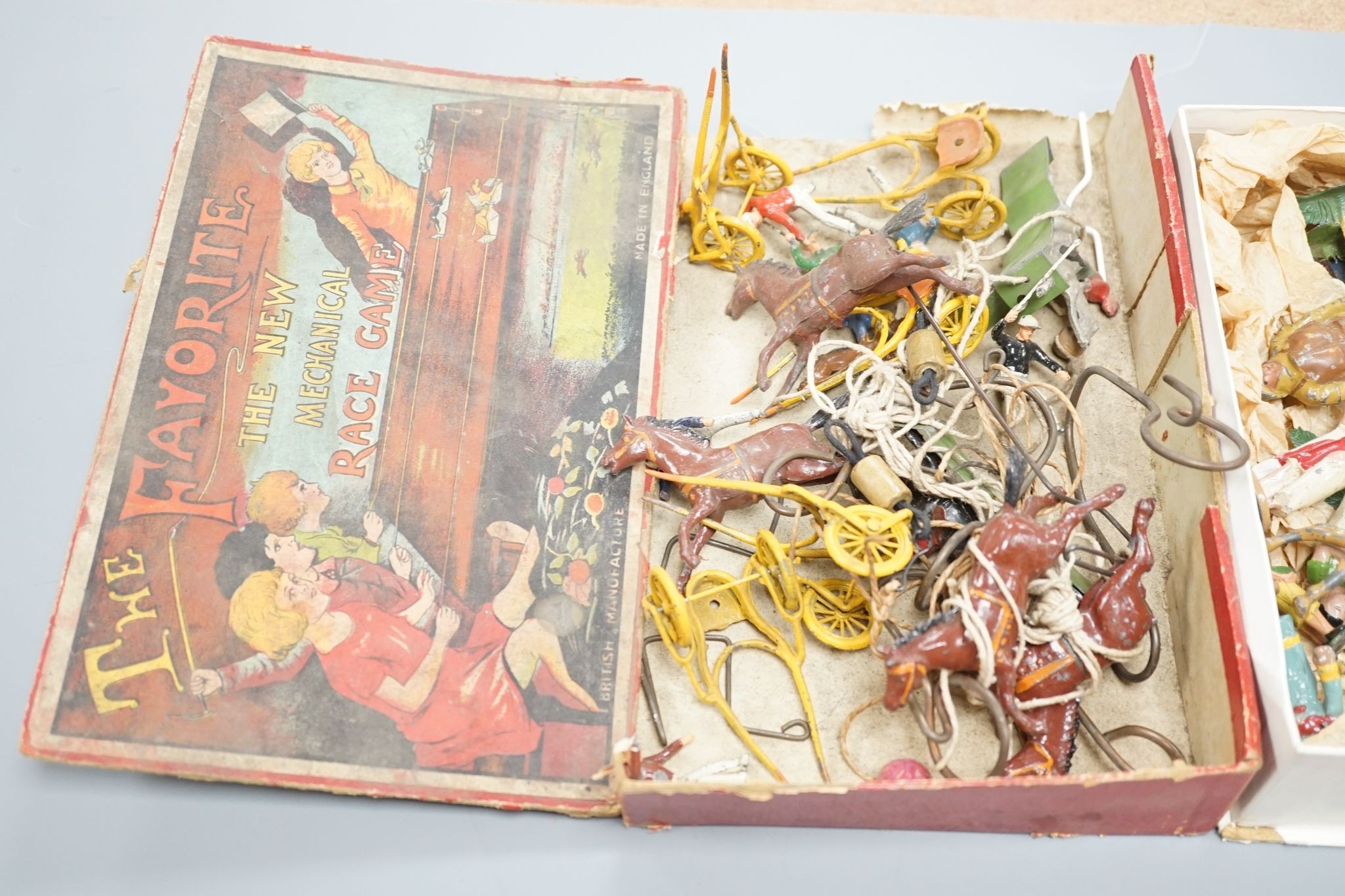 A quantity of Britains lead animals, etc.